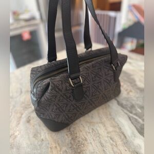 EUC authentic vintage Chloe leather and cloth handbag very rare!